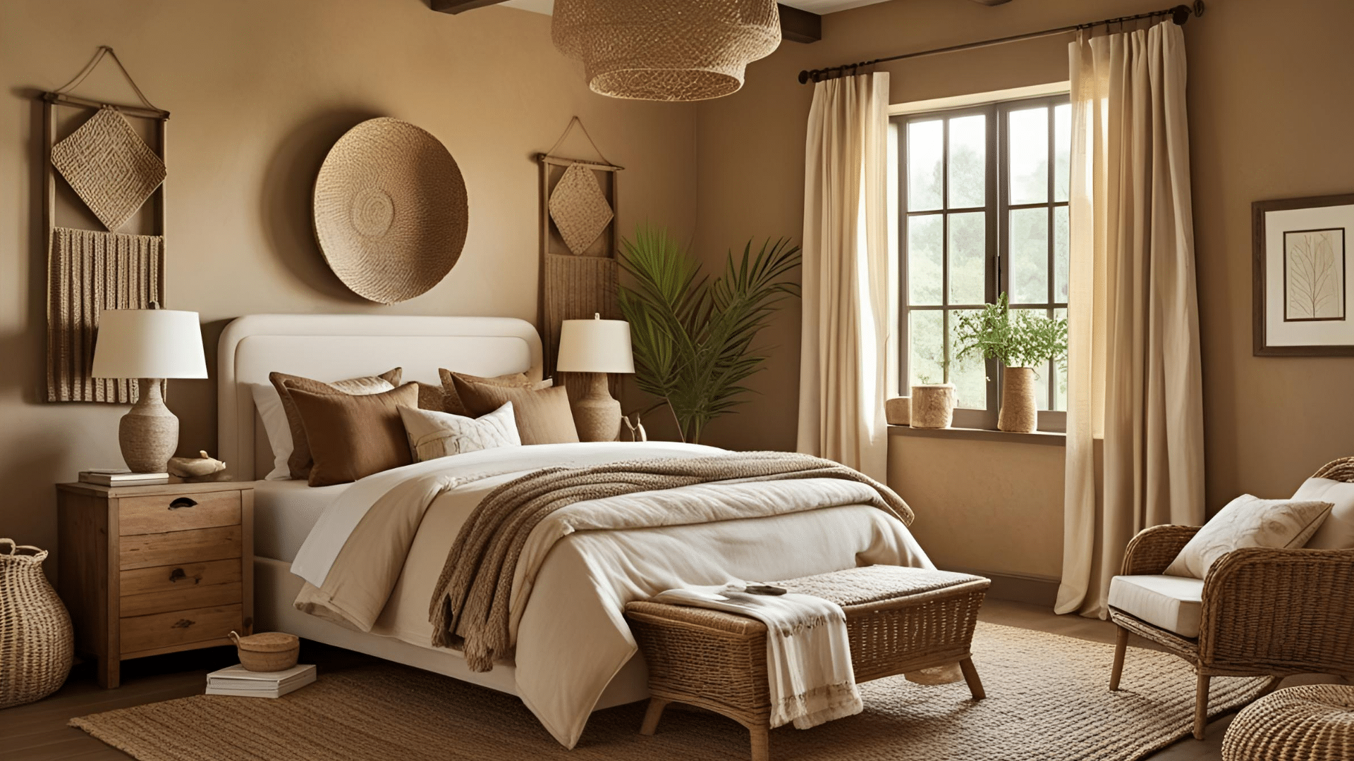 Brown and Beige