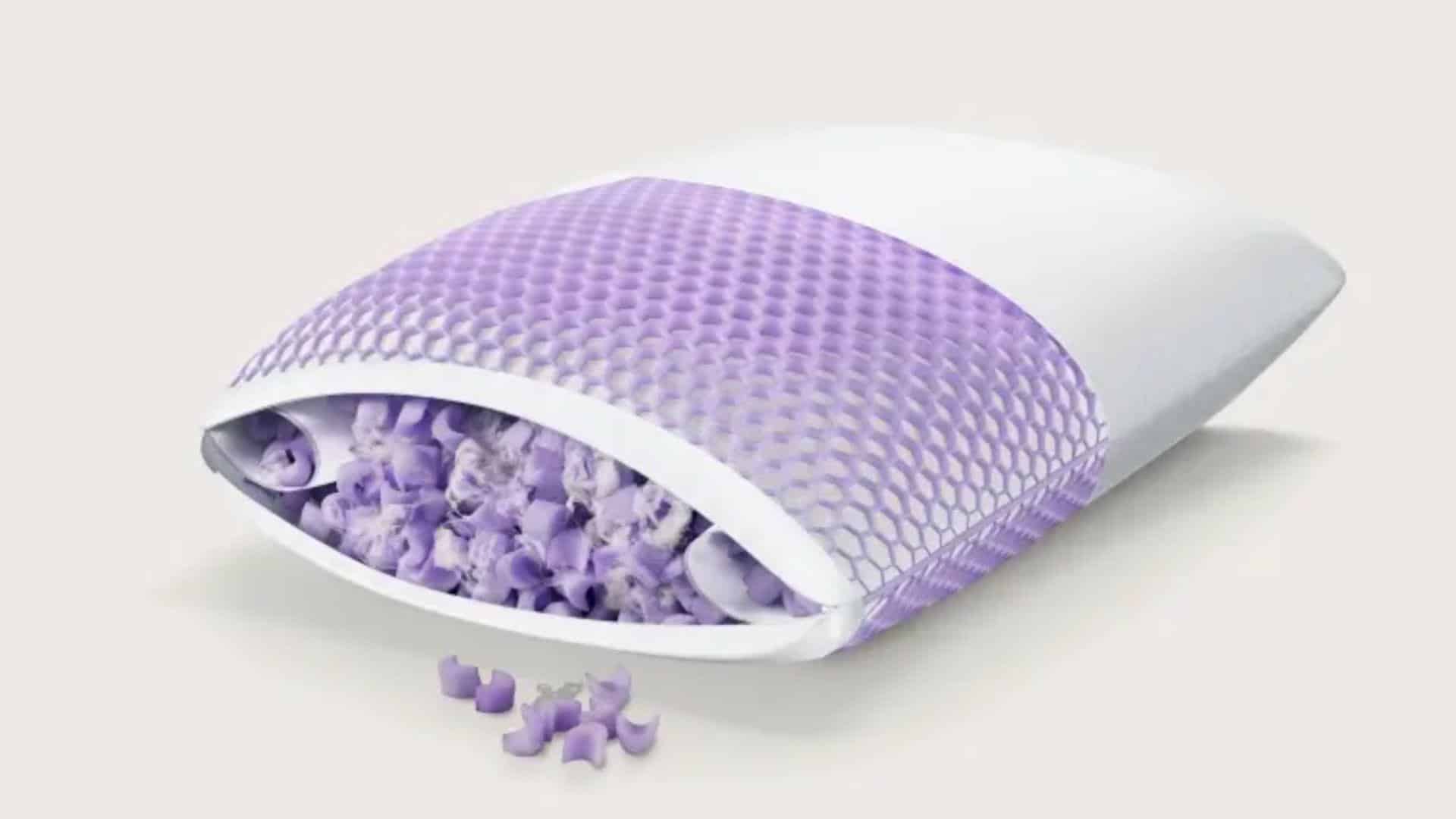Purple Freeform Pillow