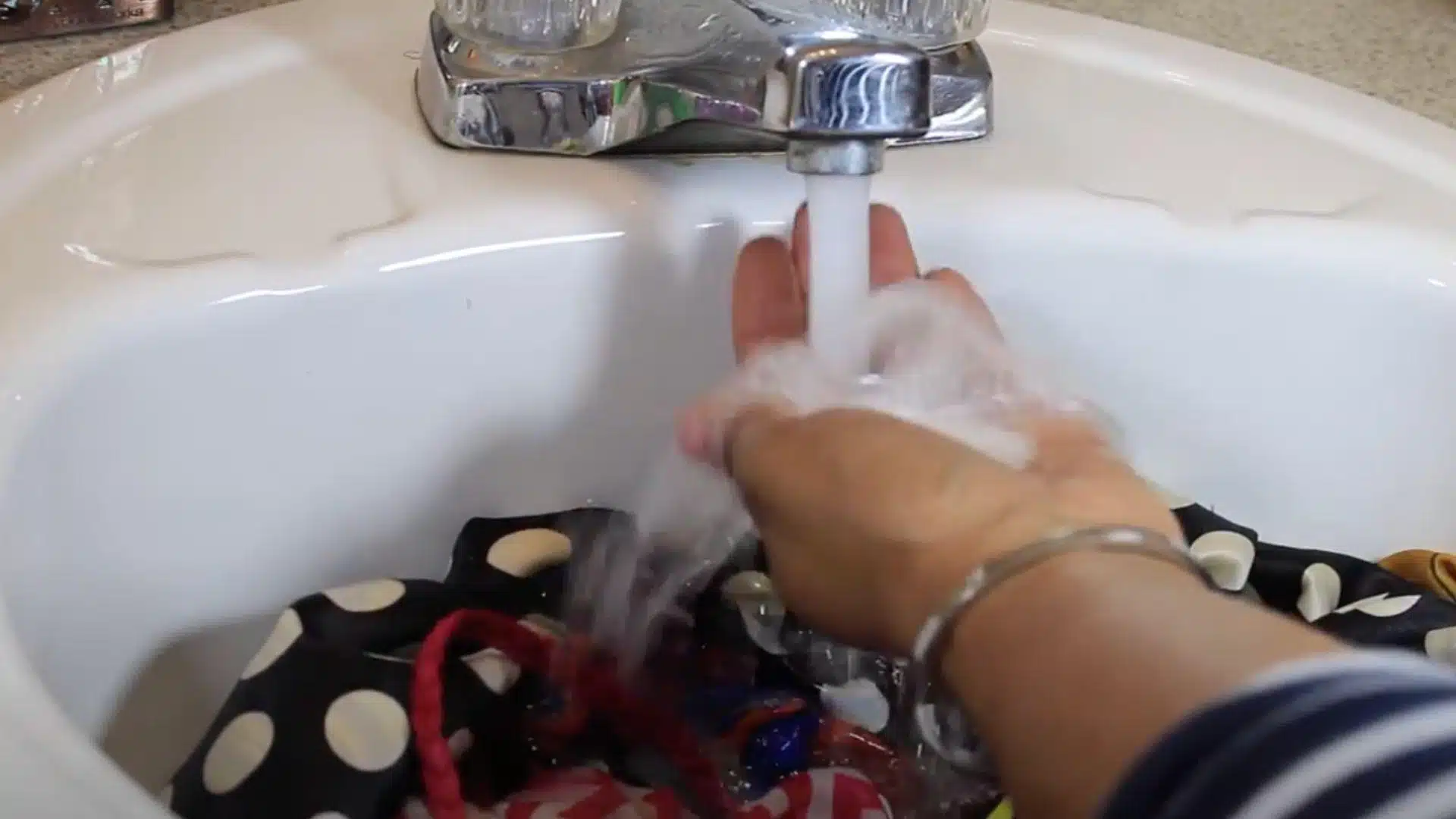 Step 2: Hand Wash the Pillowcase