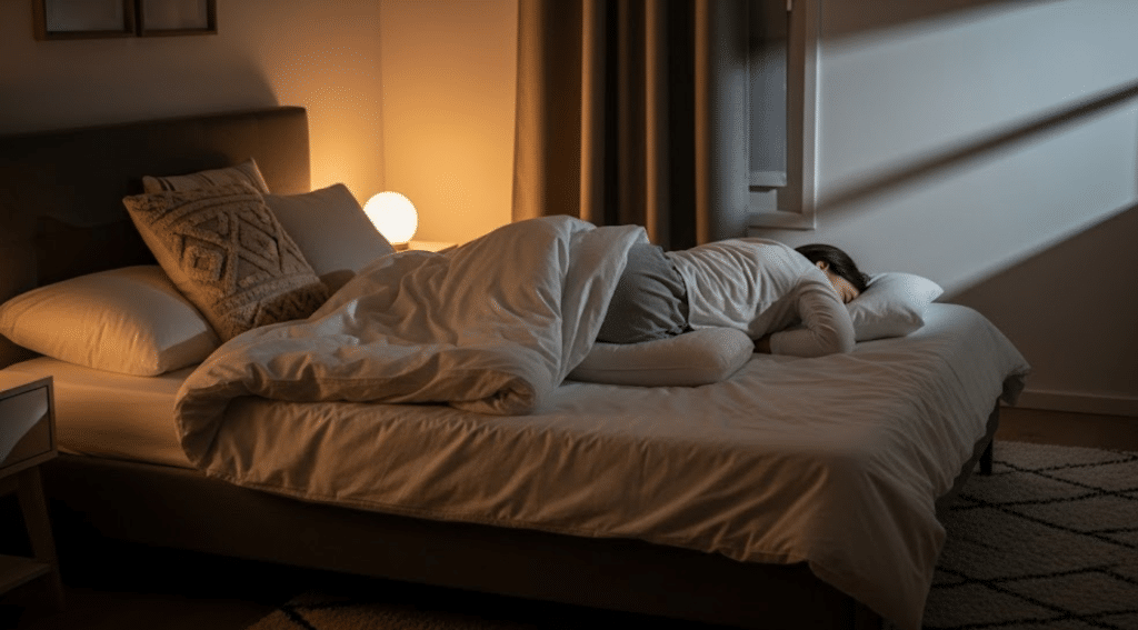 stomach-sleeping-with-a-pillow-under-your-pelvis