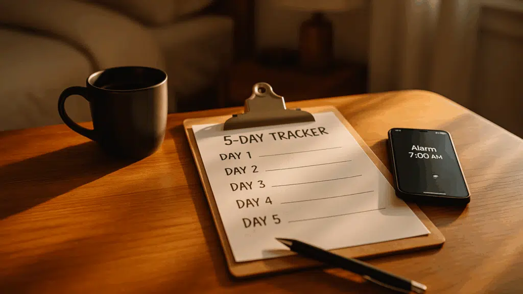 five day alarm challenge