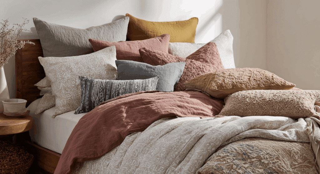 how to choose the right pillow sham for your bed