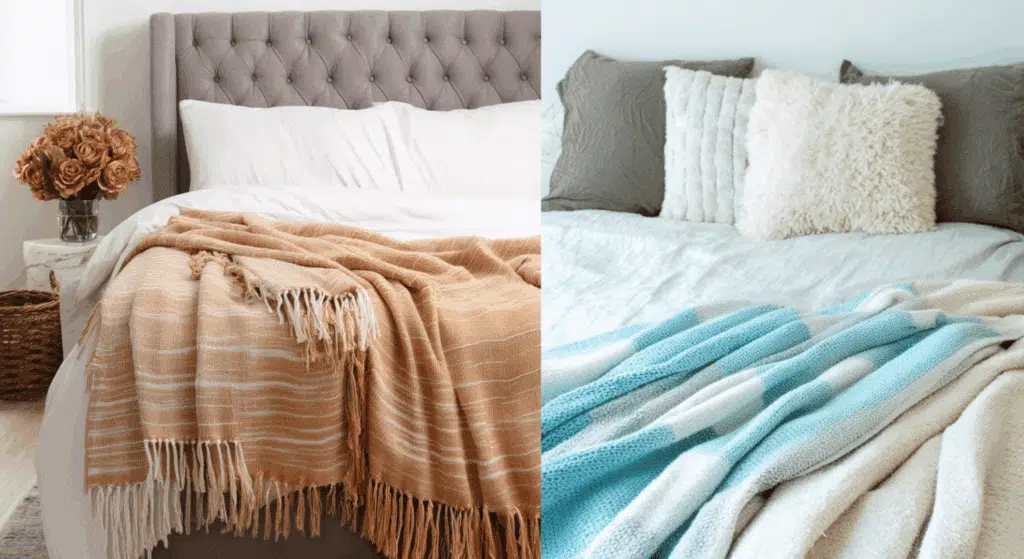 throw blanket vs bed blanket what s the difference