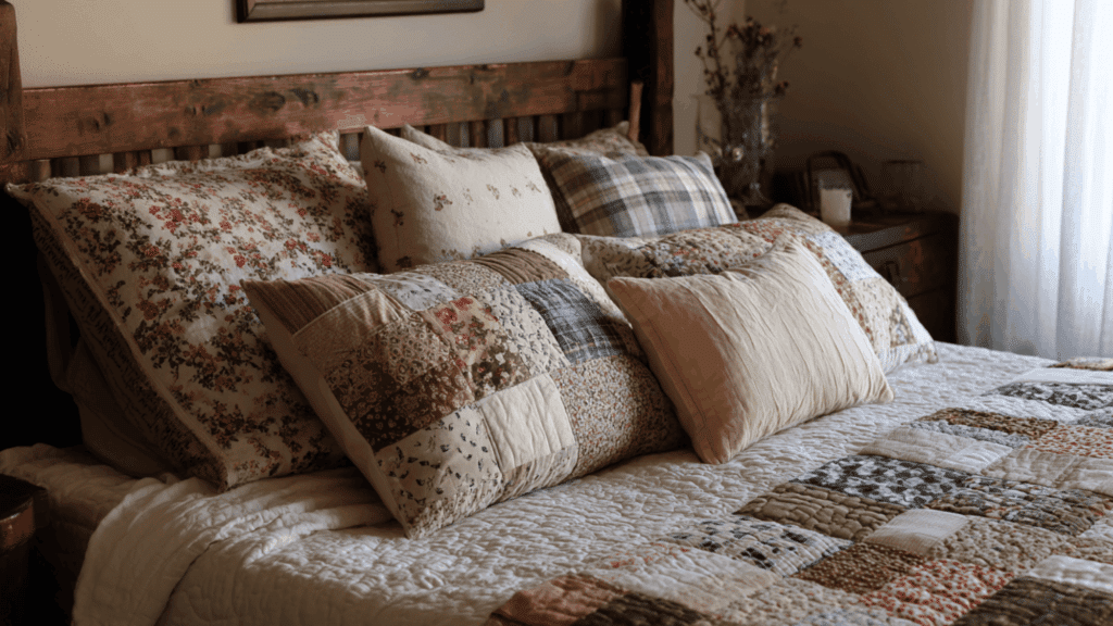 9 vintage patchwork play