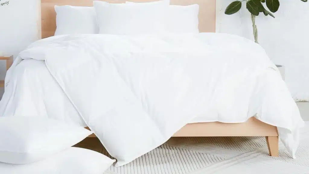 avocado green Down duvet insert