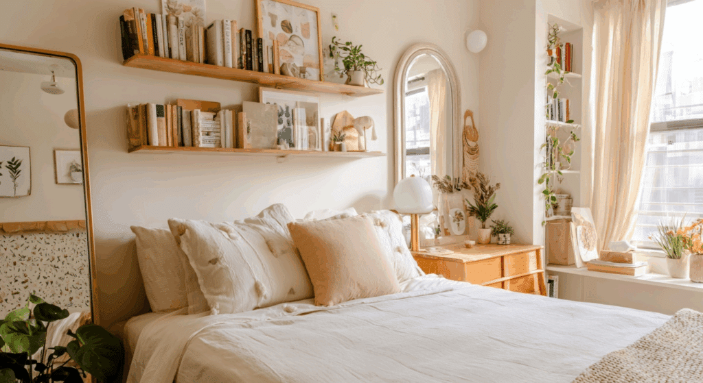 budget friendly tiny bedroom di ys