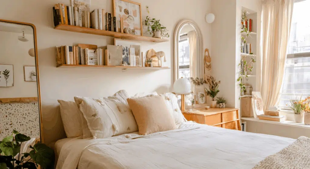 budget friendly tiny bedroom di ys