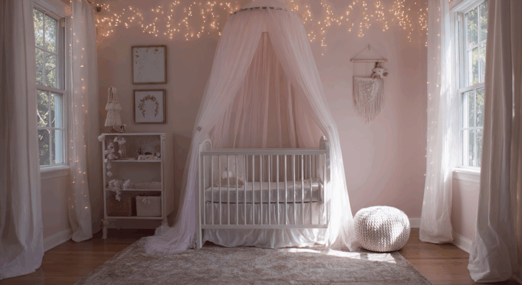 canopy over the crib