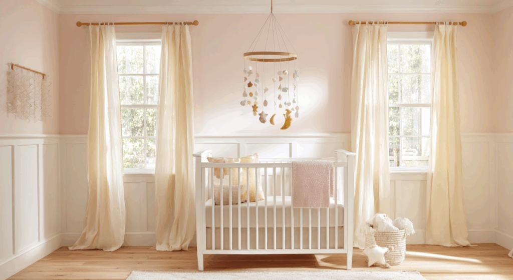 ceiling mobile for visual interest