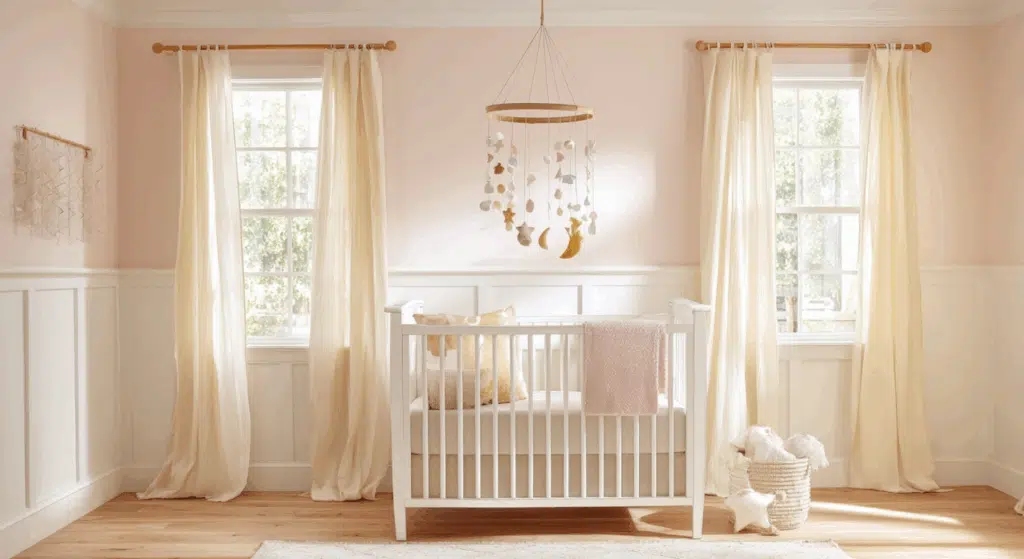 ceiling mobile for visual interest