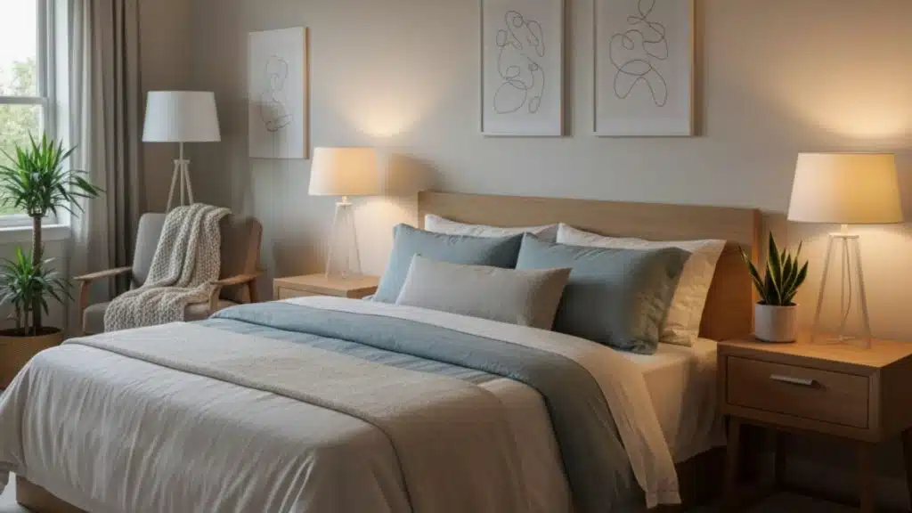 chill aesthetic bedroom