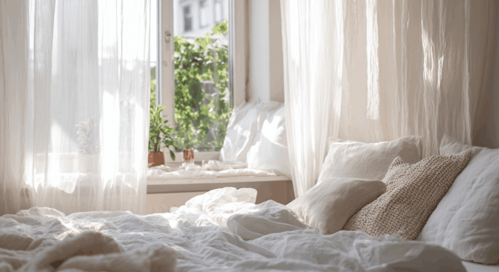 choose light simple fabrics