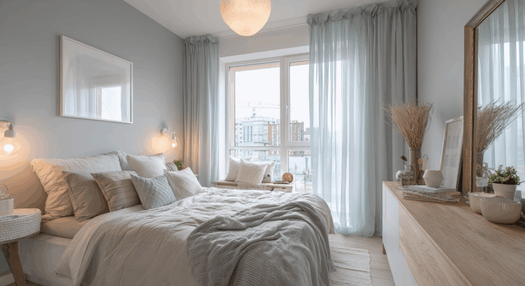 color and lighting tricks that make a room look bigger