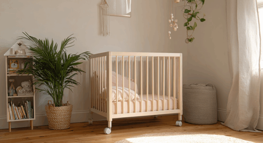 crib on wheels for flexibility
