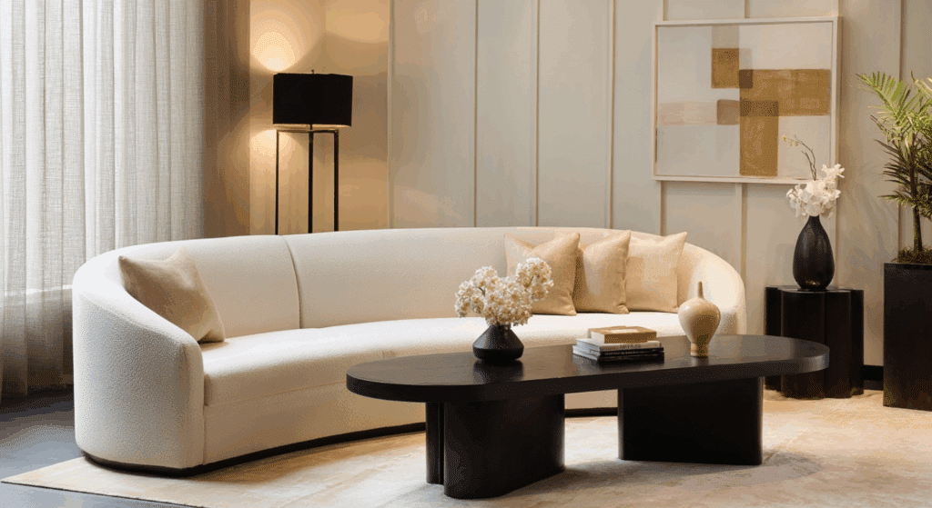 curved meets clean lines