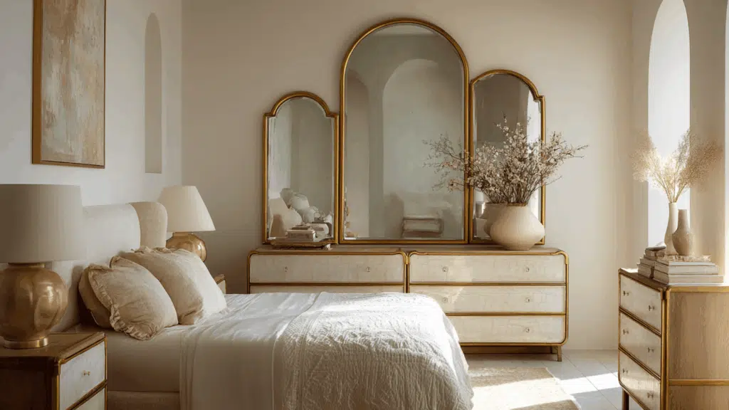 curved mirrors for soft visual flow