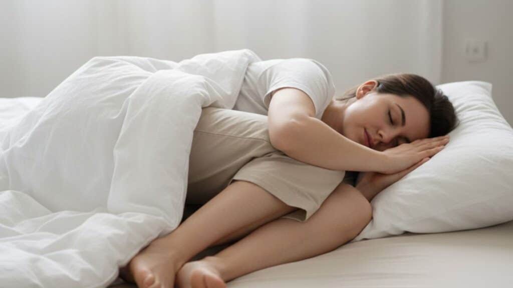 fetal position on your side