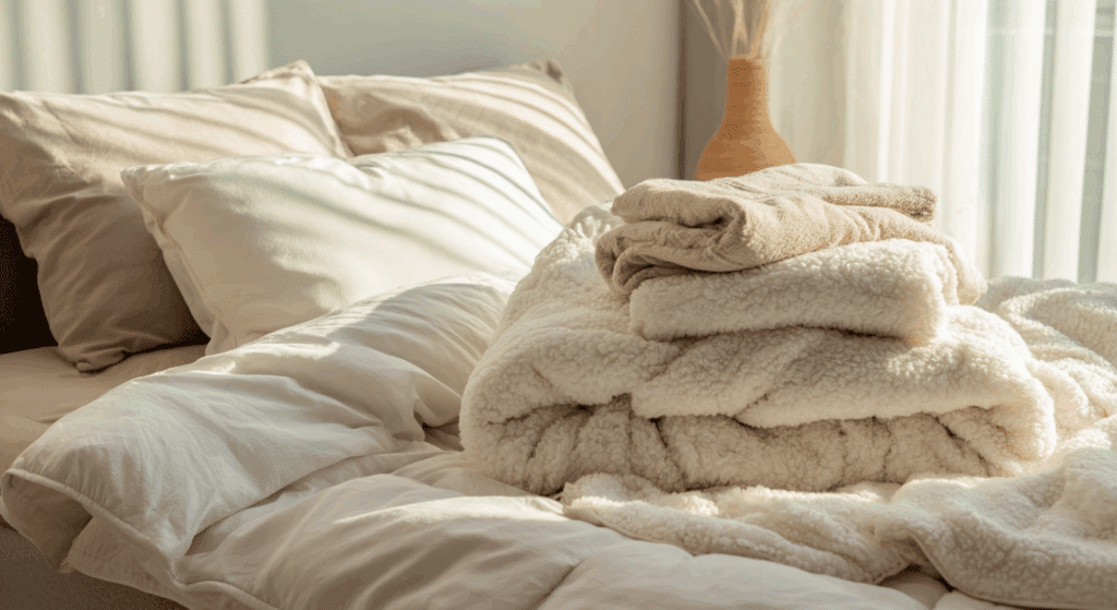 how duvets covers and blankets work together