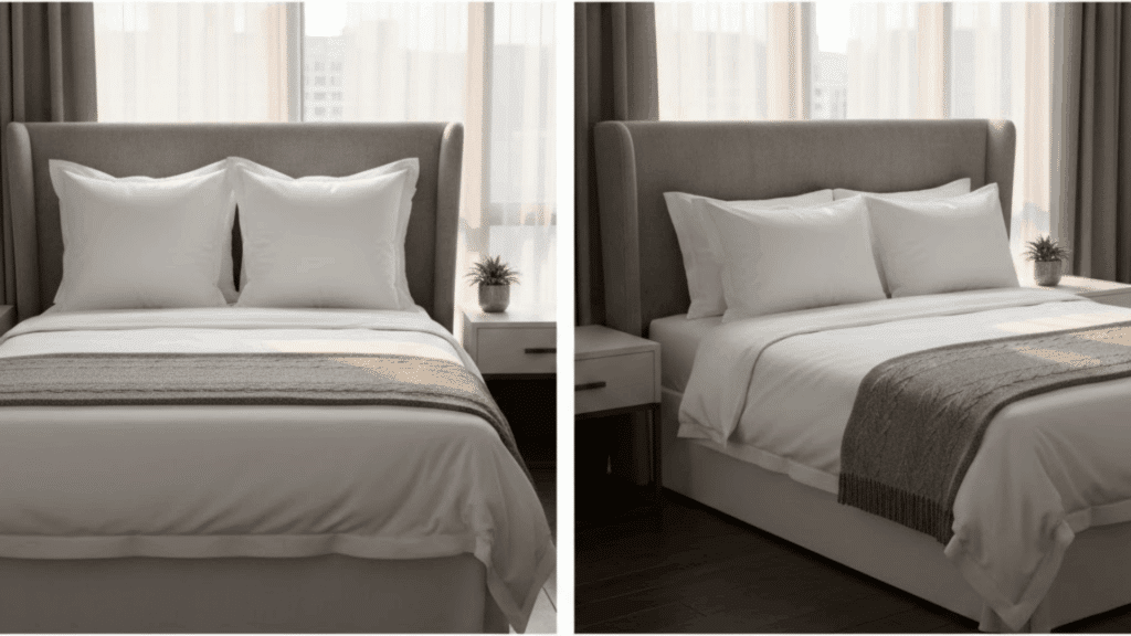 how pillow size changes your bedrooms look And feel