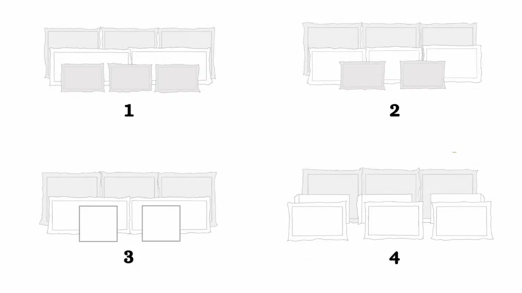 how to arrange pillows on a king bed