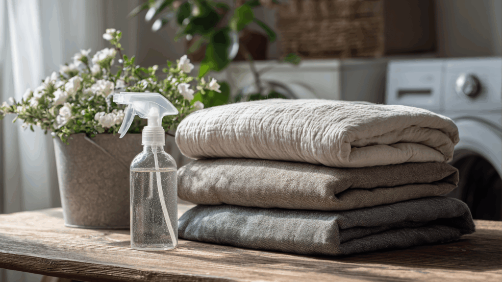 how to care for linen couch covers