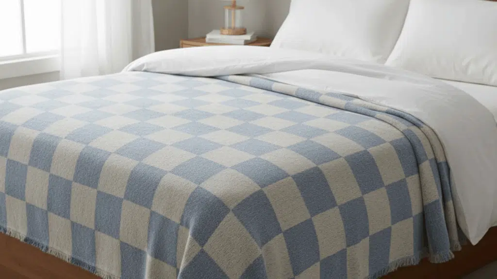 how to choose-the right queen blanket size for your bed
