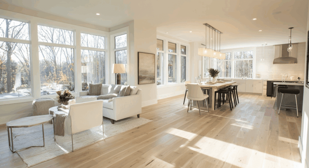 keep flooring consistent