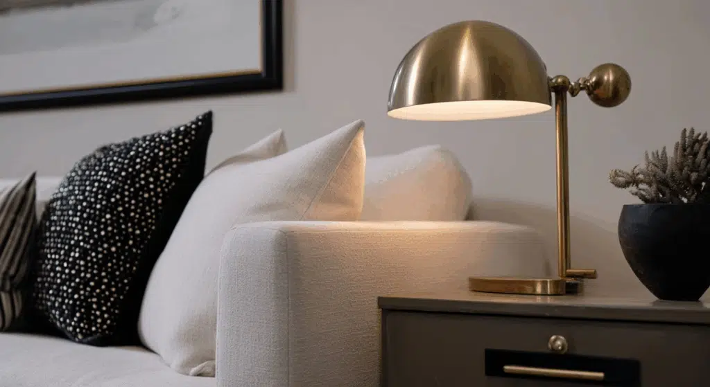 mixed metal accents