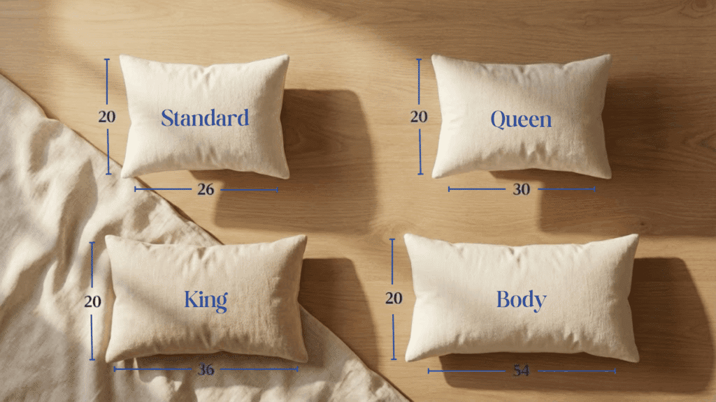 queen pillow vs other pillow sizes