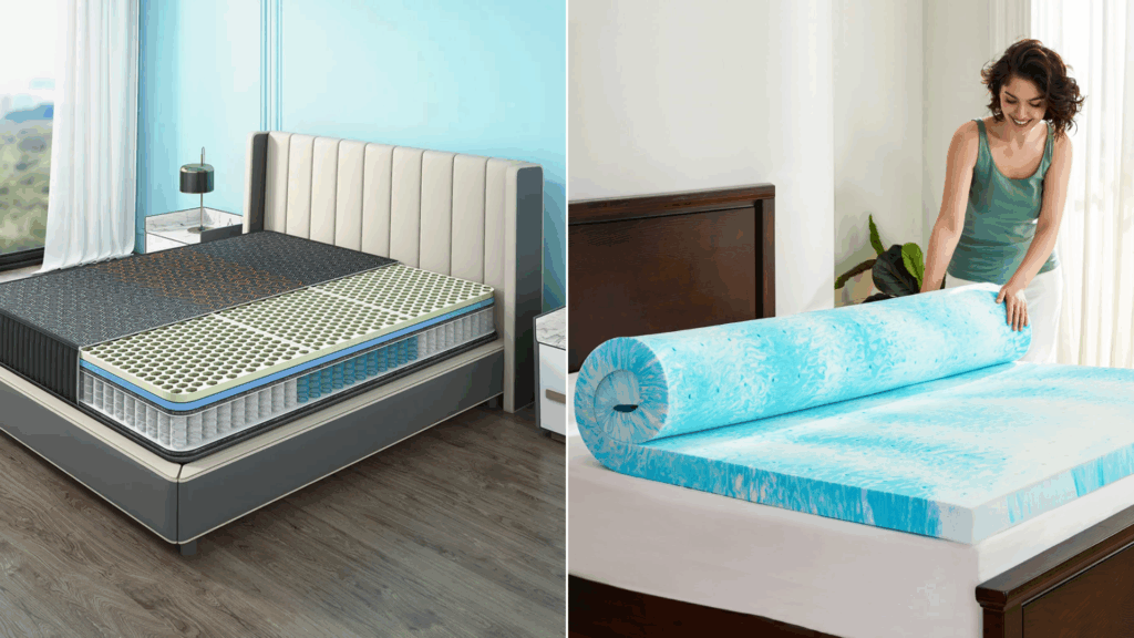 Side-By-Side Comparison of Hybrid Mattress vs Memory Foam