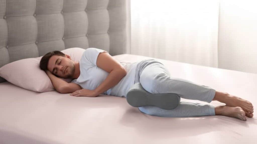 side sleep with pillow between knees