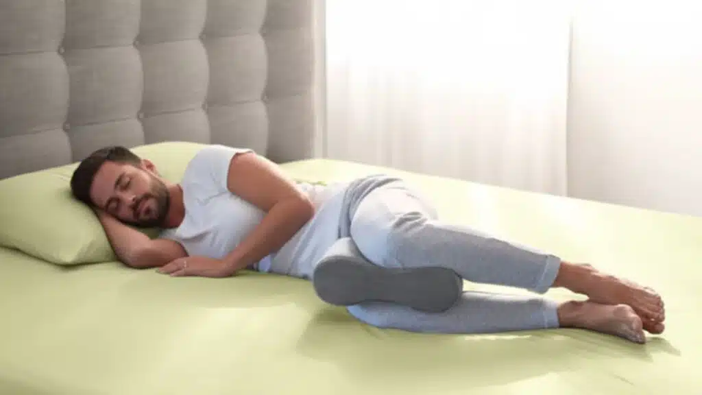 side sleeping with a pillow between your legs