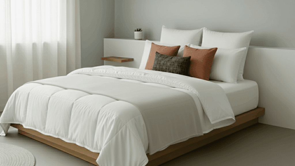 step 6 finish with a throw blanket