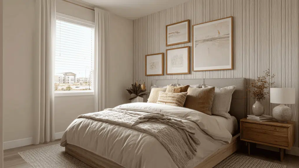 textured neutral wallpaper