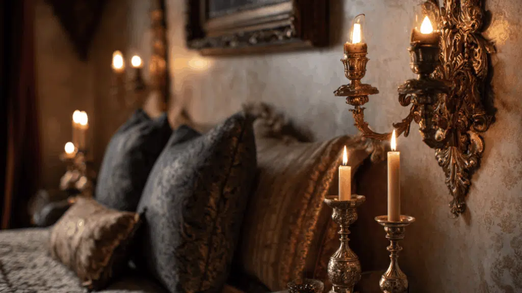 vintage style candle holders or sconces