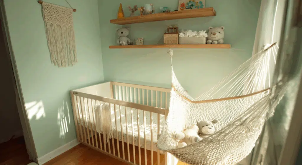 wall mounted toy hammock