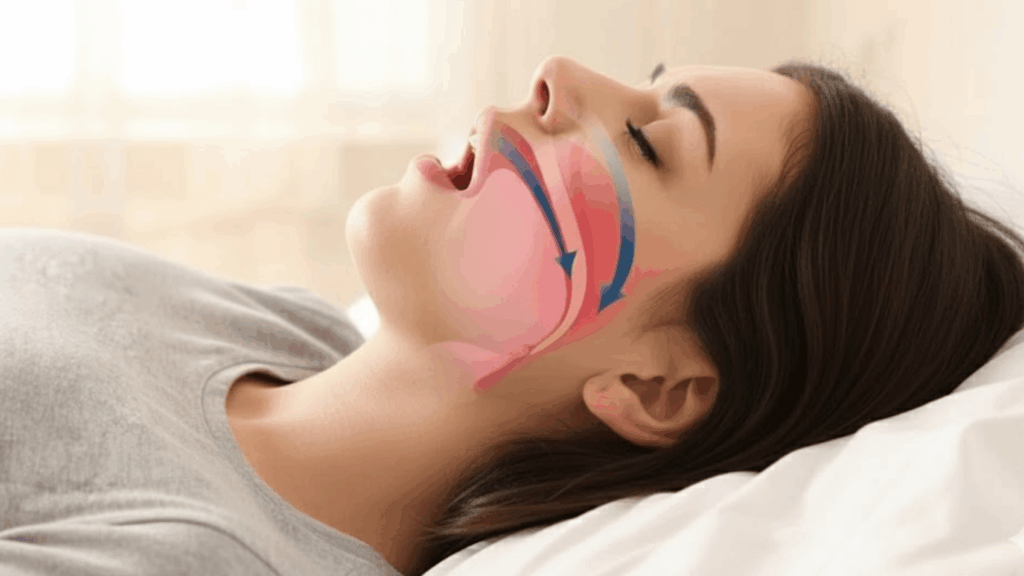 why do i sleep With my mouth open