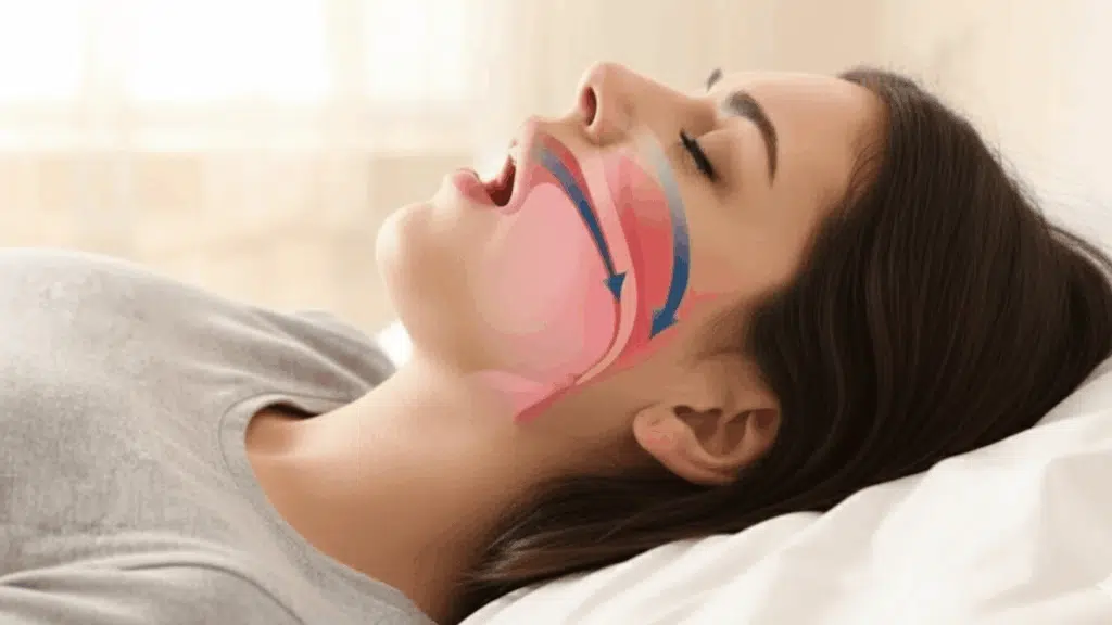 why do i sleep With my mouth open