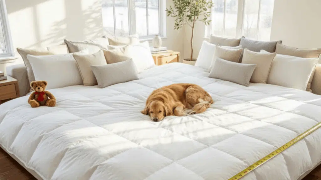 alaskan king bed size in feet