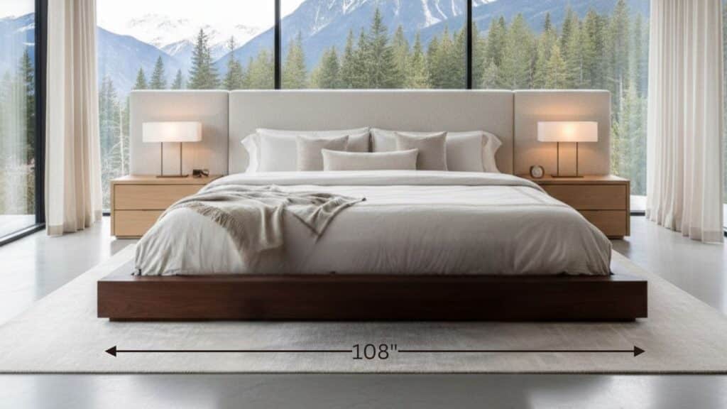 alaskan king size bed width