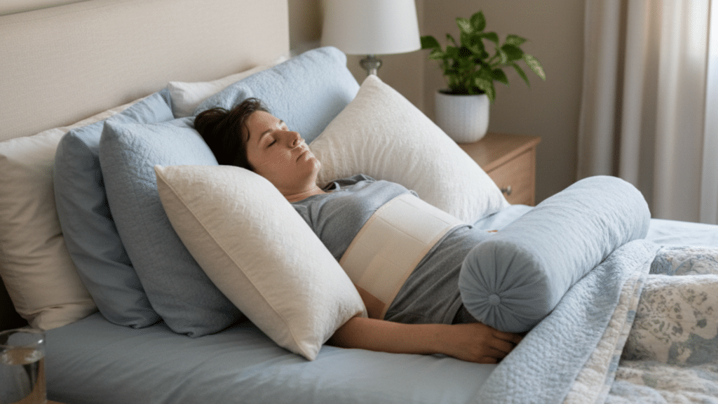 back sleep lung position