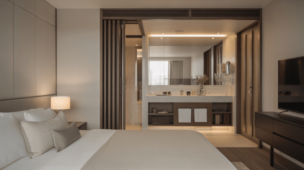 bedroom bathroom link