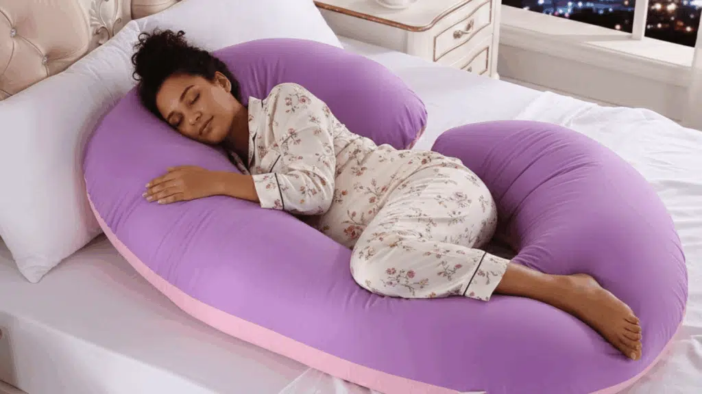 c shaped pillow