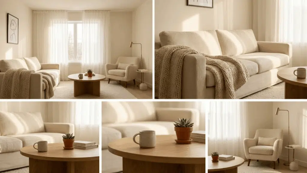 cozy minimalist living room inspiration