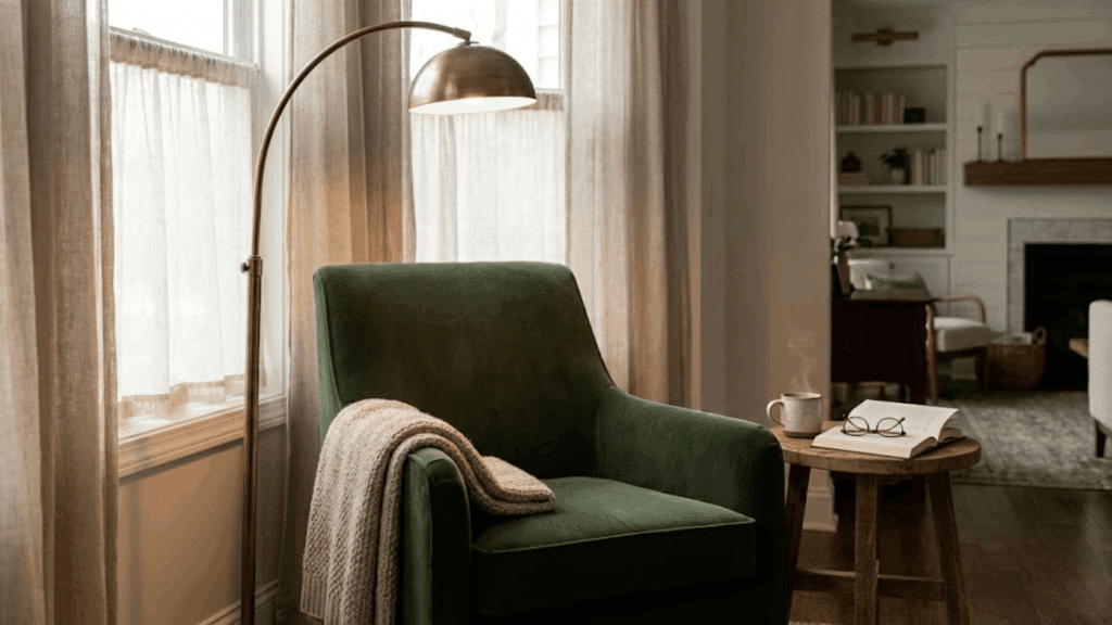 create cozy corners or reading nooks