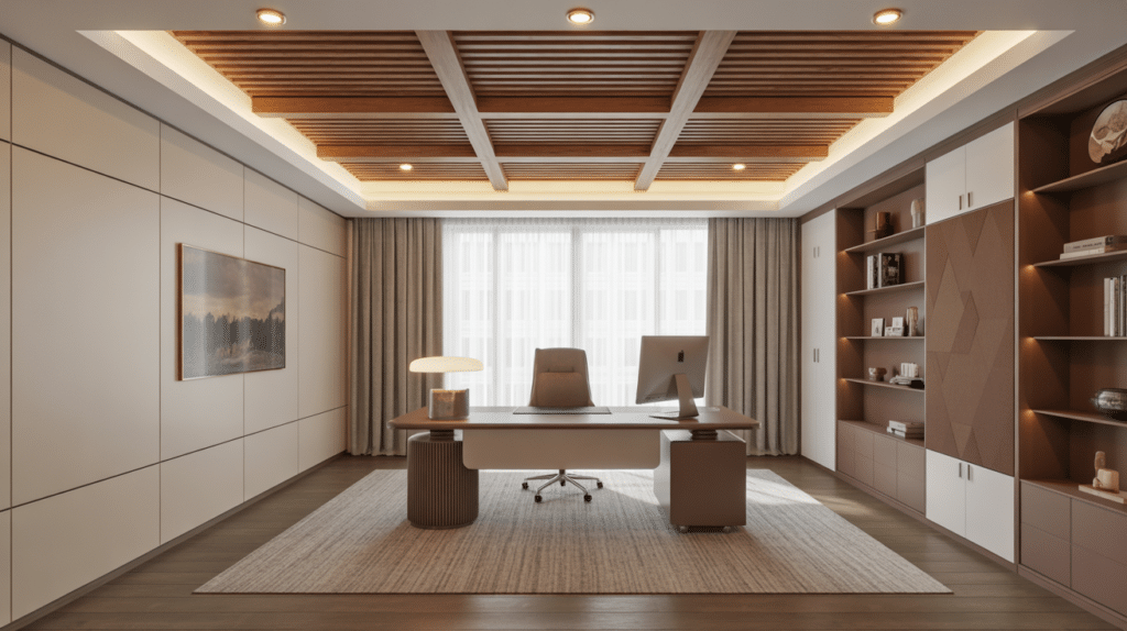 designer statement ceiling idea office