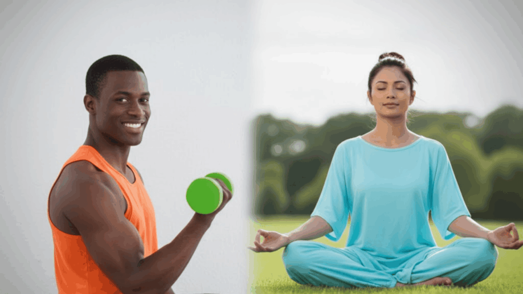 difference between health and wellness