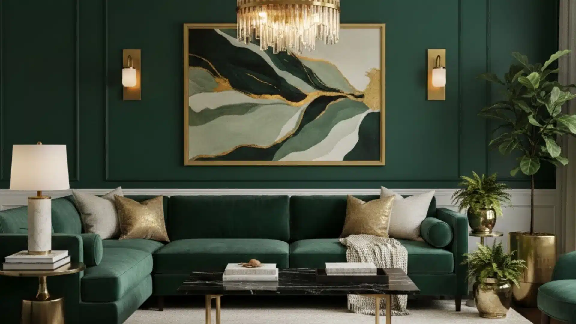 emerald green living room ideas worth stealing