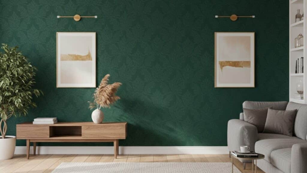 emerald green wallpaper