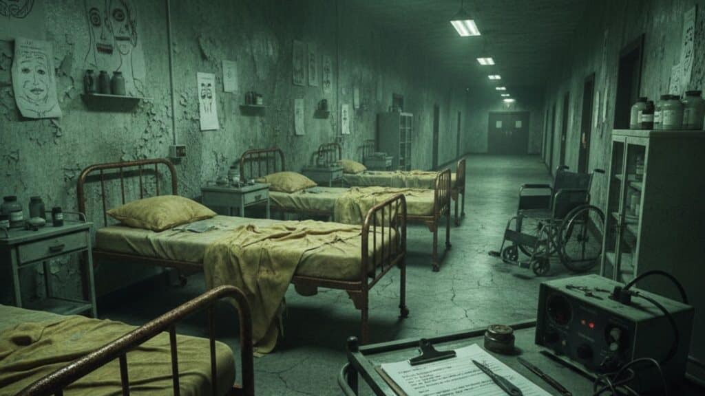 horror asylum creepy hospital escape